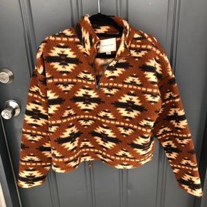 American Eagle Sherpa Pullover